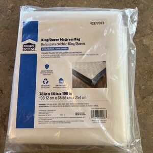 Project Source King Queen Mattress Bag Protector 78" x 14" x 100"